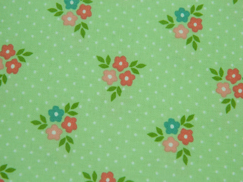 Green Floral M37672-17 Strawberry Lemonade