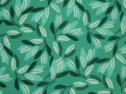 Green Floral M36061-19 Willow