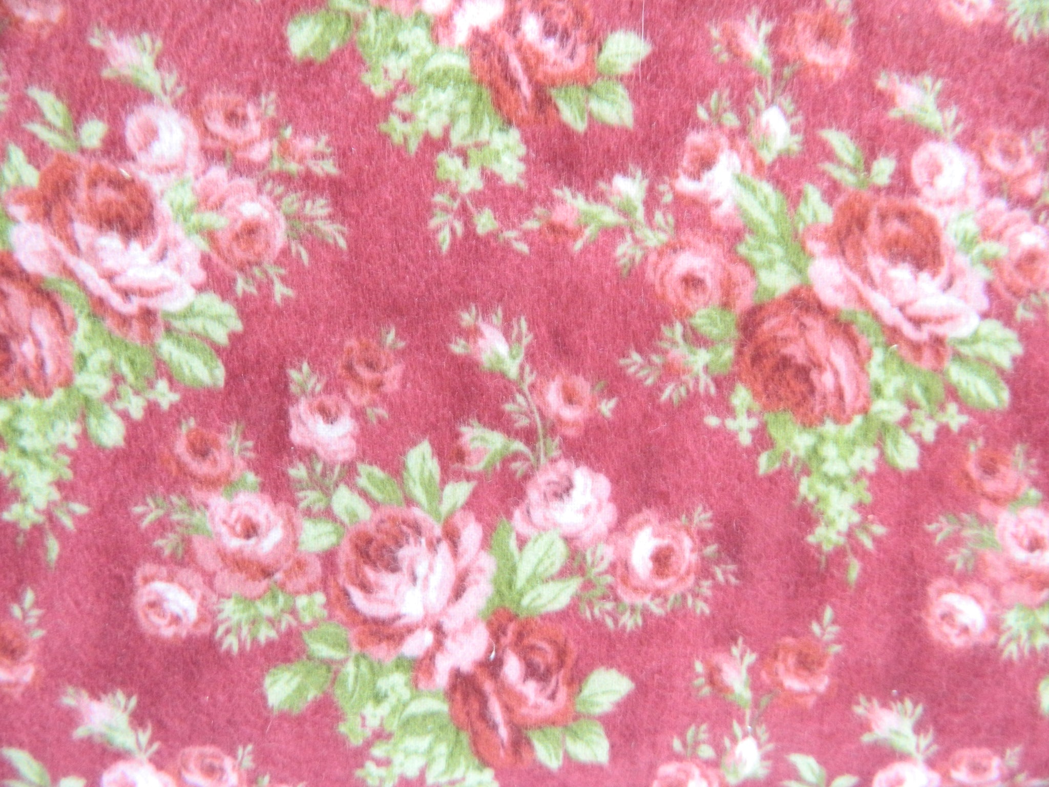 Floral Red. Forget me not Flannel #2322033