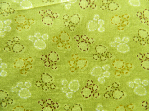 Green    Paw Prints