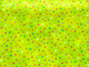 Spots & Dots Flannel Green