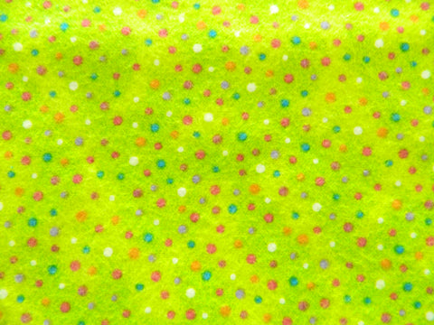 Spots & Dots Flannel Green