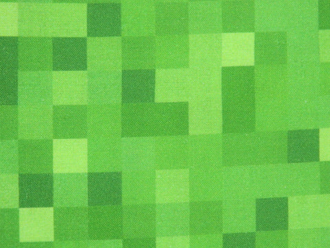 Minecraft Pixels Green  20232