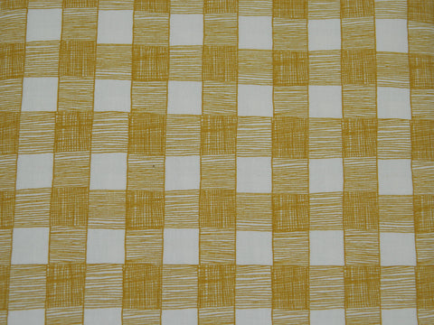 Birdsong cream and mustard check M48356 14